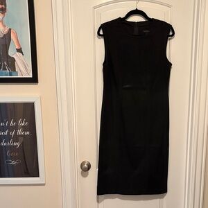 Level 99 Elegant Black Midi Dress